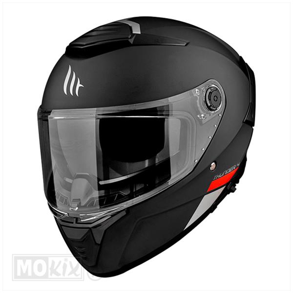 HELM THUNDER 4 SV SOLID MAT ZWART (m)